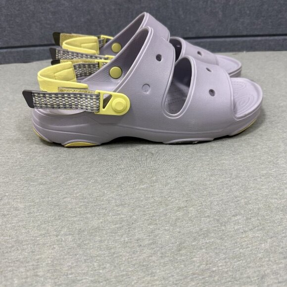 Crocs Classic All-Terrain Sandal Men's Size 11 207711-1FH Gray Neon Outdoors - Picture 3 of 7